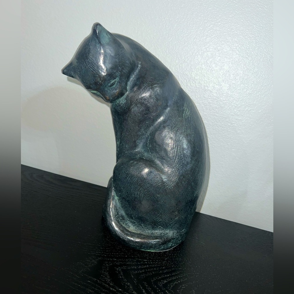 Austin sculpture collection “feline study” art collection Vintage 1978